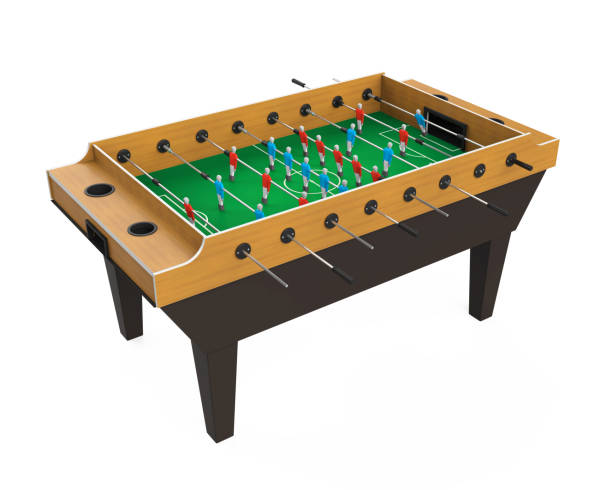 istock Foosball Soccer Table Game Isolated 917549822