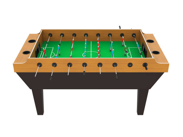 istock Foosball Soccer Table Game Isolated 917549866