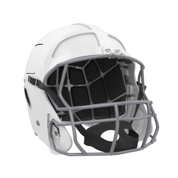 istock White American Football Helmet Isolated 917549966