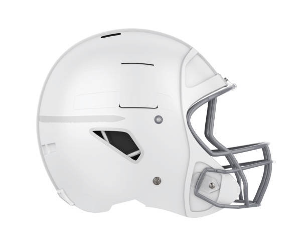 istock White American Football Helmet Isolated 917549978