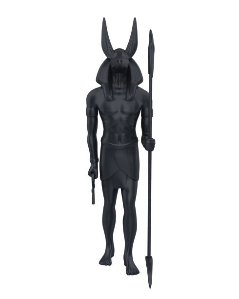 istock Egyptian Anubis Statue Isolated 917550014