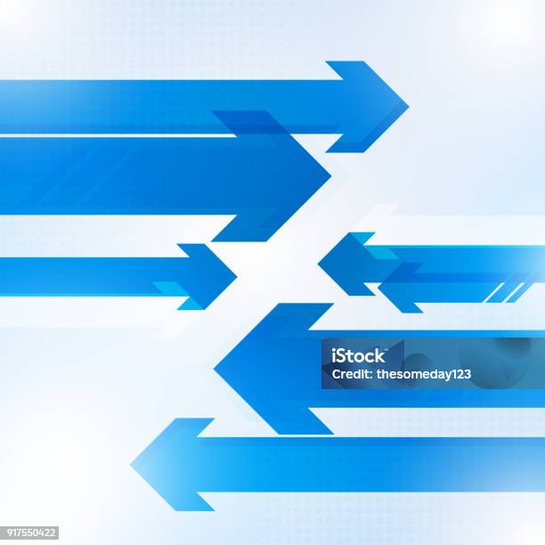 Computer Blue Arrow Blue Abstract Arrows Background Technology Modern Halftone Background ...