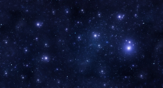 Wide space galaxy & stars background