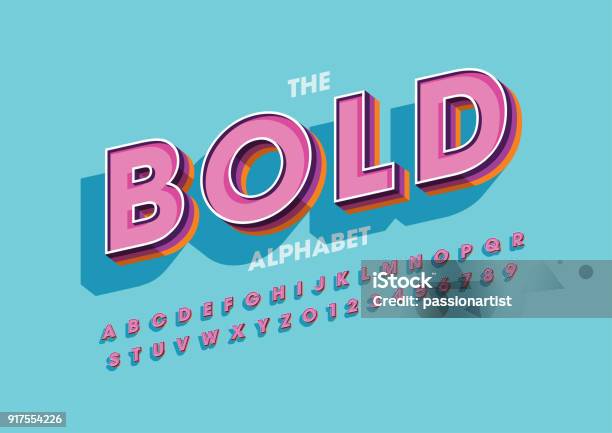 Colorful Alphabet Stock Illustration - Download Image Now - Typescript, Letterpress, Vibrant Color