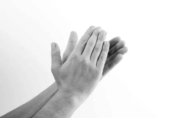 Photo of Human hands clapping