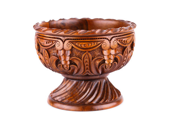 istock Armenian ancient style wooden vase 917562250