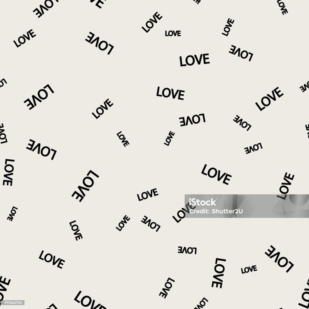 Seamless pattern background. Modern abstract and Classical antique concept. Geometric creative design stylish theme. Illustration vector. Black and white color. Love text for Valentines day shape Abstract stock vector