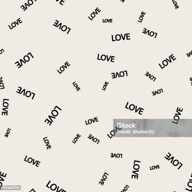 Seamless Pattern Background Modern Abstract And Classical Antique Concept Geometric Creative Design Stylish Theme Illustration Vector Black And White Color Love Text For Valentines Day Shape Stock Illustration - Download Image Now