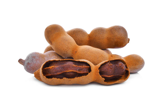 istock tamarind tropical fruit isolated on white background 917566386