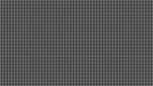 ilustraciones, imágenes clip art, dibujos animados e iconos de stock de textura de vector de macro pantalla de led. rgb diodo pantalla de patrones sin fisuras - luz led