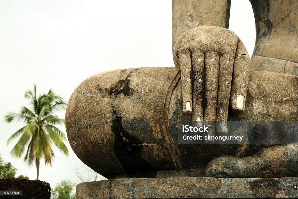 hand von buddha sukhothai, thailand - Lizenzfrei Abstrakt Stock-Foto