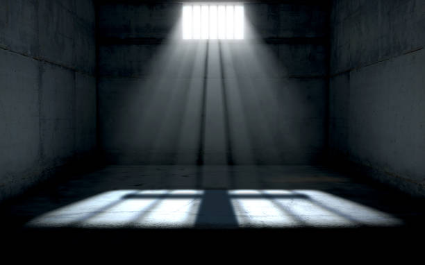 istock Sunshine Shining In Prison Cell Window 917581018