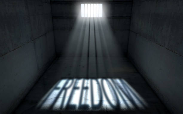 istock Sunshine Shining In Prison Cell Window 917581662