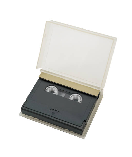 istock Digital audio tape isolated on white background. DAT with clipping path included. 917582704