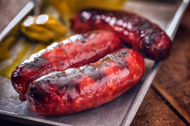 Chorizo Sausages with Mustard