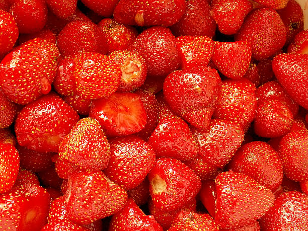 strwaberries stock photo