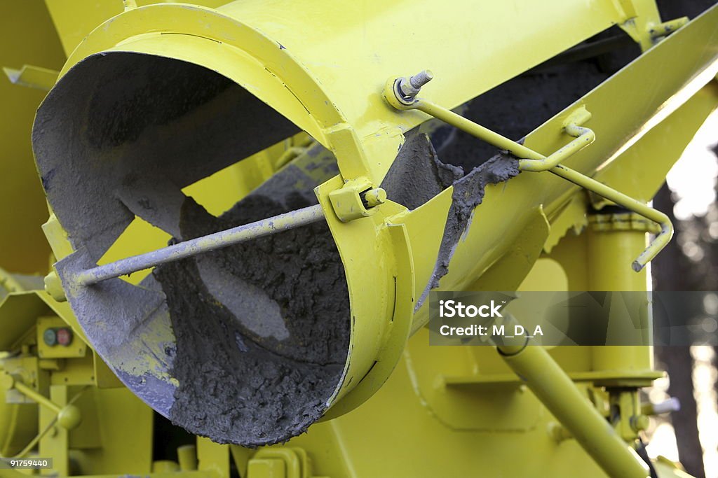 Misturador de Cimento - Royalty-free Amarelo Foto de stock