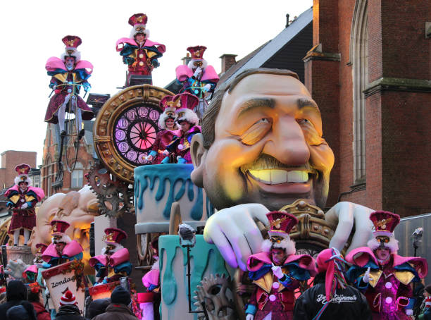 2018 Aalst Carnival Parade Float stock photo