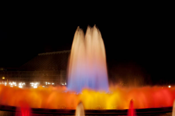 istock Magic Fountain in Barcelona by Night 917597520