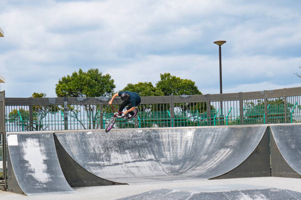 istock BMX rider who is active in Okinawa, Japan 917611896