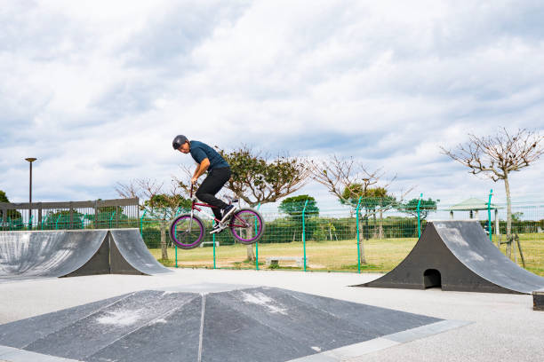 istock BMX rider who is active in Okinawa, Japan 917611952