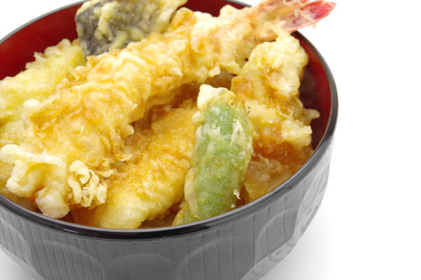 istock Bowl of rice and fried fish 917612002