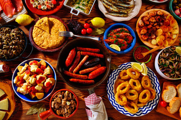 istock Tapas from spain mix of most popular 917614830