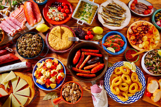 istock Tapas from spain mix of most popular 917614904
