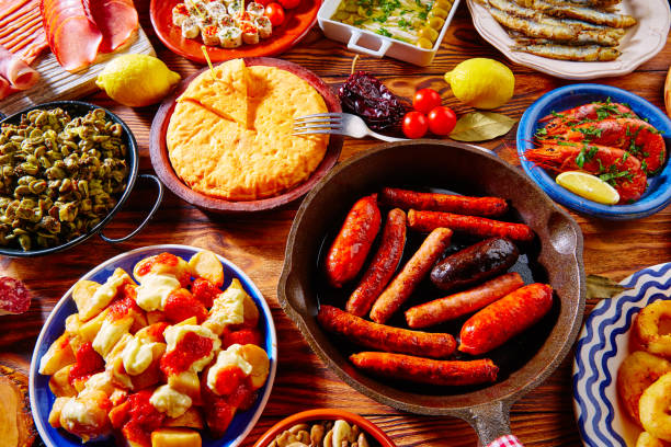 istock Tapas from spain mix of most popular 917614948