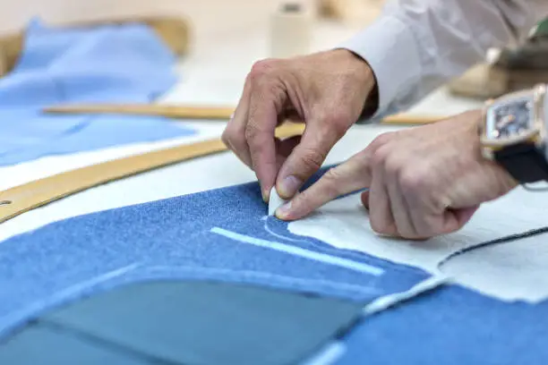 Photo of Tailor Man Working in His Tailor Shop