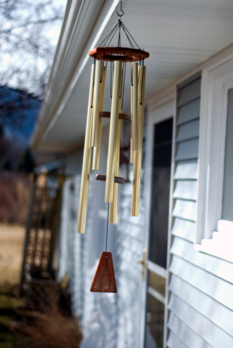 Copper bell outdoor decoration