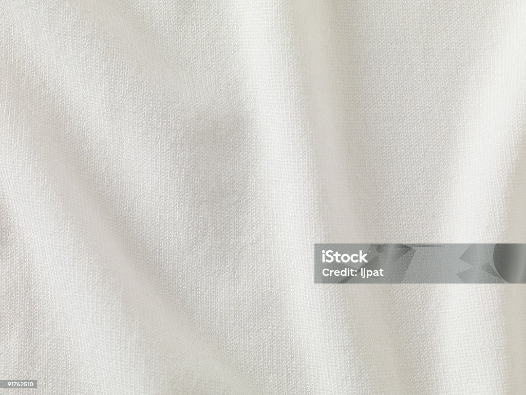 Tecido branco detalhe - Royalty-free Têxtil Foto de stock