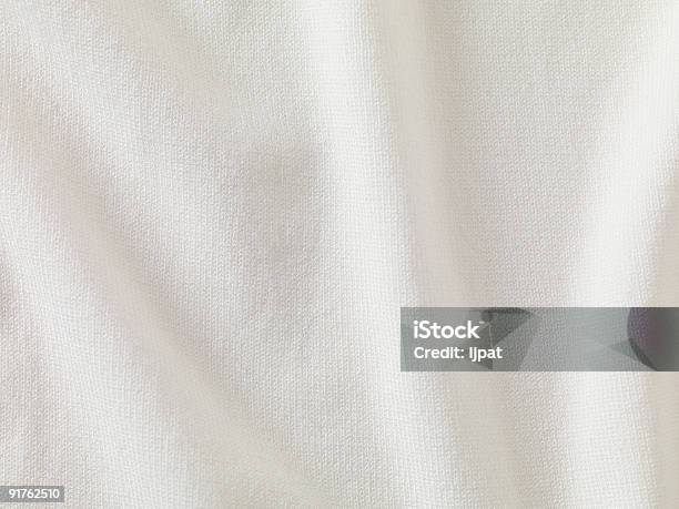 Tecido Branco Detalhe - Fotografias de stock e mais imagens de Têxtil - Têxtil, Texturizado, Branco