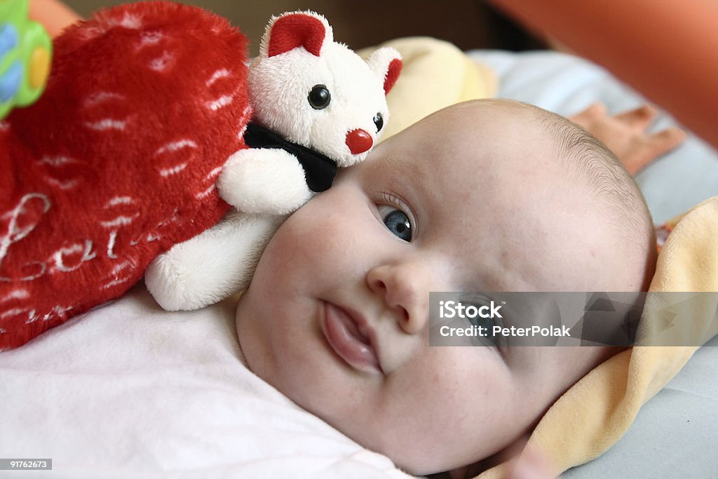Portret cute baby - Zbiór zdjęć royalty-free (0 - 11 miesięcy)