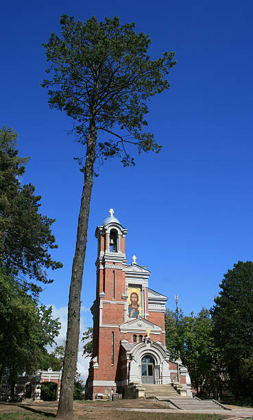 Mir chapel, Belarus stock photo