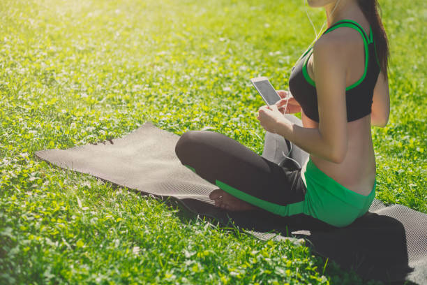 istock Unrecognizable woman after yoga training 917629048