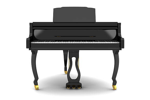 istock black grand piano isolated on white 91762921
