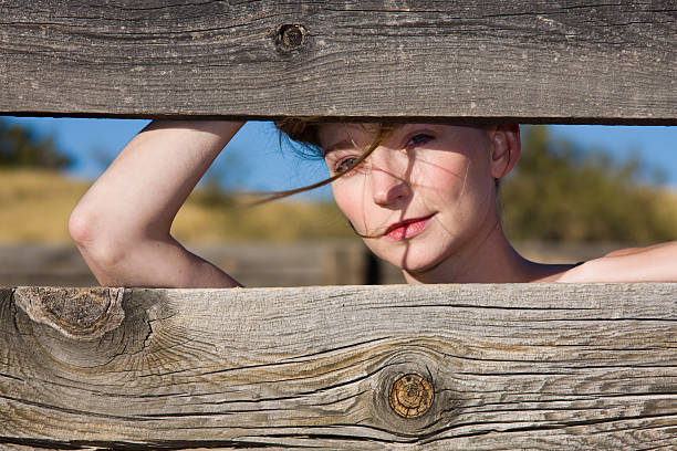 Beautiful Girl in the Southwest stock photo