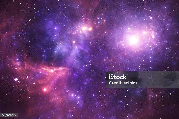 Stars Galaxy Stock Photo - Download Image Now - Galaxy, Outer Space, Purple