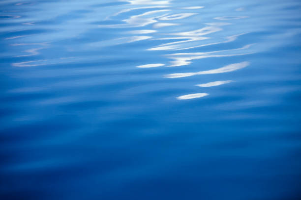 istock A tranquil water pattern. Solar patches of light on water. 917649596