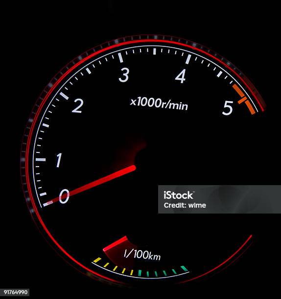 Dashboard Gauges Stock Photo - Download Image Now - Car, Car Interior, Color Image