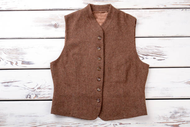 istock Women sleeveless warm garment. 917649902