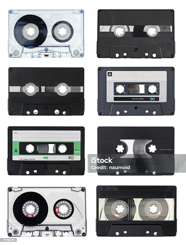 Kompaktowy kasety - Zbiór zdjęć royalty-free (1980-1989)
