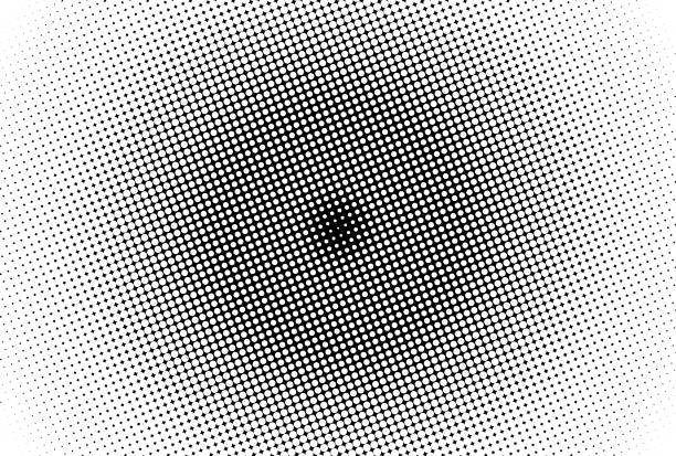 Abstract halftone dotted background. Monochrome grunge pattern with dot and circles.