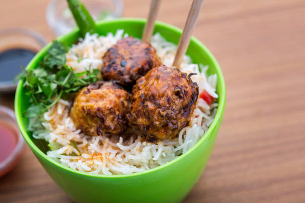 manchurian with rice
