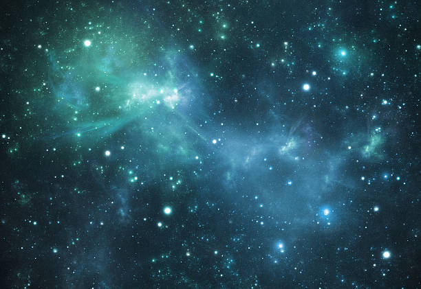 nébuleuse bleue espace - prominence photos et images de collection