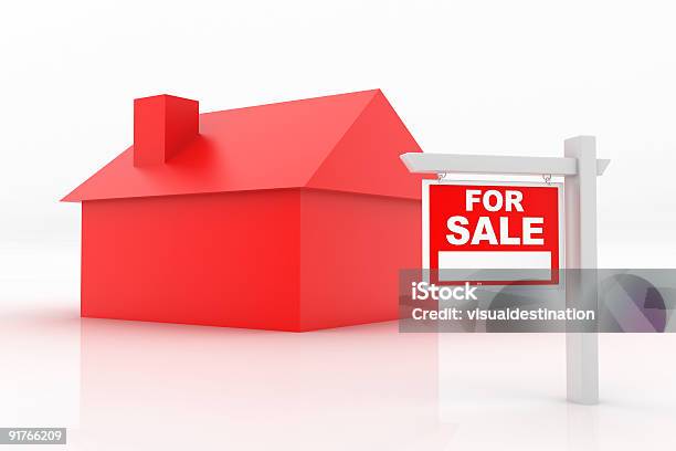 House For Sale Stock Photo - Download Image Now - Buying, Color Image, For Sale