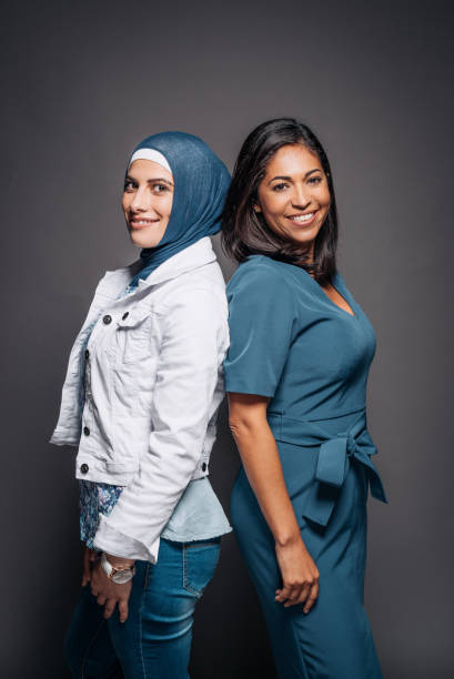 istock Studio portrait of Latino and Middle Eastern women 917664698