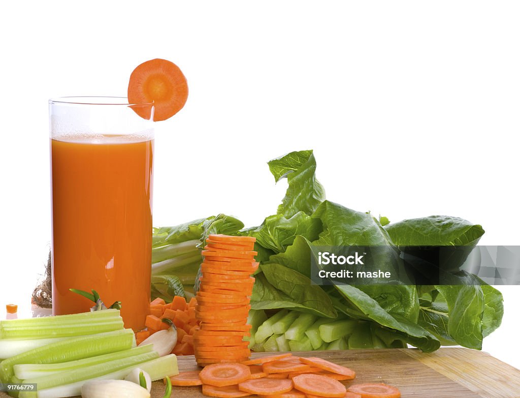 Fresh juice  Carrot Stock Photo