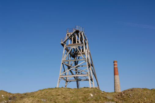 An old Cornish tin mine near the north coast